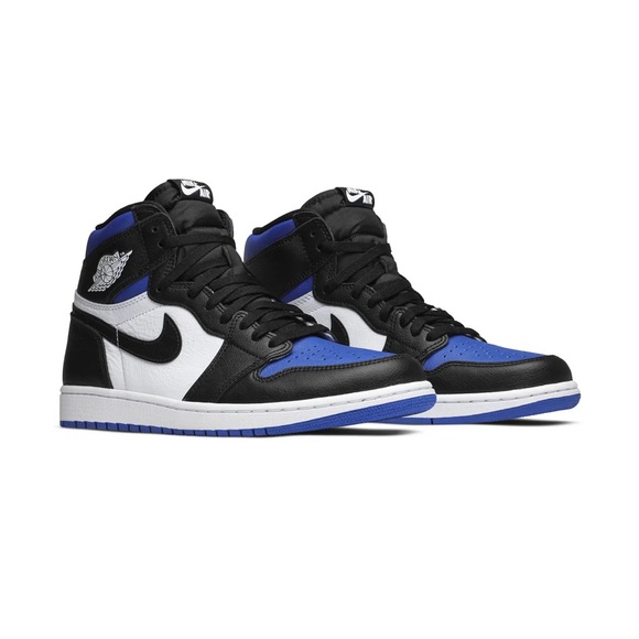 Nike Air Jordan 1 Retro High OG Black White Blue - Picture 5 of 6